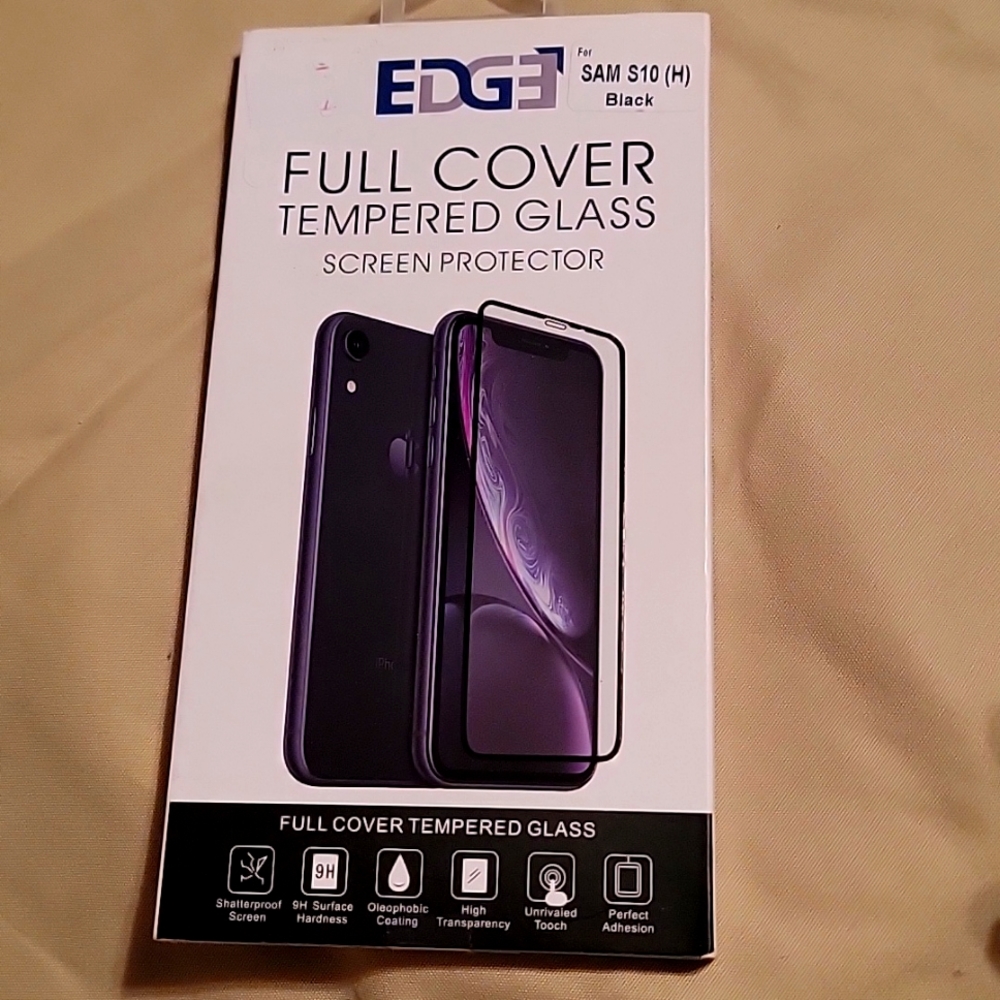 EDGE: Full cover tempered glass screen protector, Super Strong 9H*2 Hardness,NWT